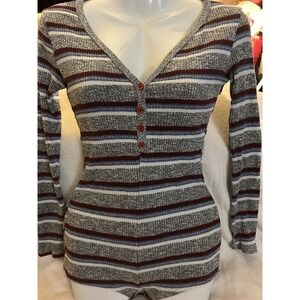 Fashion Nova Kennedy Sweater Bodysuit Small‎